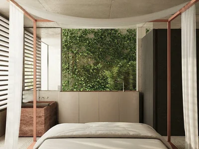 Complejo residencial Turnkey apartments with ocean views in a residential complex surrounded by greenery, Uluwatu, South Kuta, Bali, Indonesia