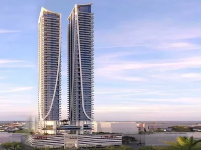 Жилой комплекс Новая резиденция Elitz 3 с бассейнами, бизнес-центром и полем для мини-гольфа, JVC, Дубай, ОАЭ