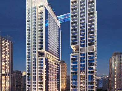Residential complex Villas with views of the city, sea and lakes in the complex Sky Villas with developed infrastructure, JLT, Dubai, UAE