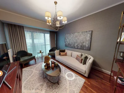 Zespół mieszkaniowy Apartments with a panoramic view in a new residence with a spa area and swimming pools, close to the sea, Istanbul, Turkey