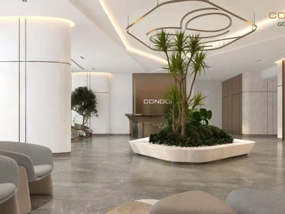 Zespół mieszkaniowy Luxury residential complex Golf Links 18 in Dubai Sports City area, UAE