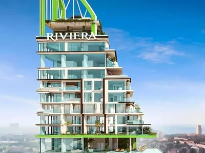 Zespół mieszkaniowy New complex of furnished apartments with swimming pools, a kids' club and a co-working area, Pattaya, Thailand