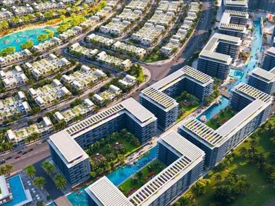 Residential complex New residential complex Damac Riverside Views with floating restaurant and spa, Dubailand, Dubai, UAE