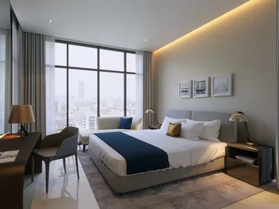 Residential complex Residence Prive with a kids' club and a spa area on the water’s edge of Business Bay's marina, Dubai, UAE