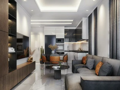 Zespół mieszkaniowy New low-rise residence with a swimming pool and a fitness center, Oba, Alanya, Turkey