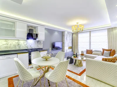 Dzielnica mieszkaniowa Penthouse in Flower Garden Oba, Alanya