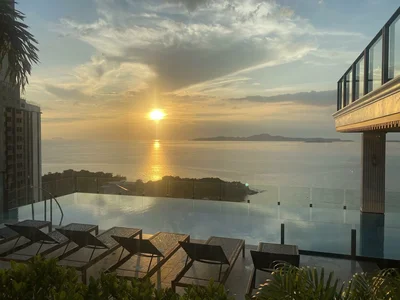Zespół mieszkaniowy Luxury turnkey apartments in a residential complex with a private beach, Pattaya, Chonburi, Thailand