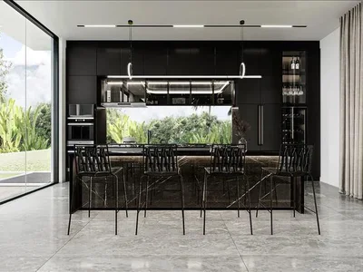 Complexe résidentiel New complex of villas with swimming pools and lounge areas, Phuket, Thailand