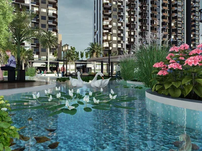 Zespół mieszkaniowy Residential complex with cafes, restaurants, basketball court, 10 minutes to the sea, Tarsus, Mersin, Turkey