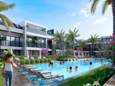 Wohnanlage Resort residential complex with communal swimming pool, in the actively developing area of Belek, Antalya, Turkey