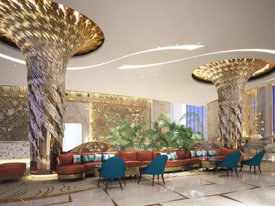 Residential complex Residence Prive with a kids' club and a spa area on the water’s edge of Business Bay's marina, Dubai, UAE