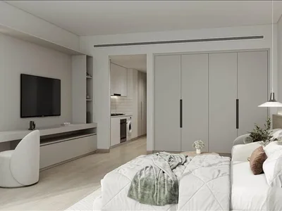 Complejo residencial New Ghaff Land Residence with a swimming pool close to the airport, Dubai Studio City, Dubai, UAE