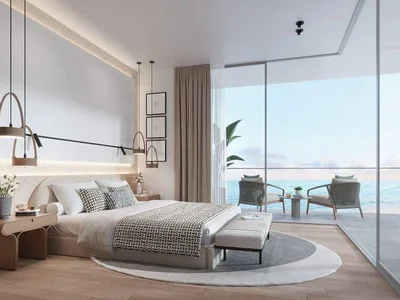 Zespół mieszkaniowy New Sensia Residence with swimming pools and co-working spaces, Port Rashid, Dubai, UAE