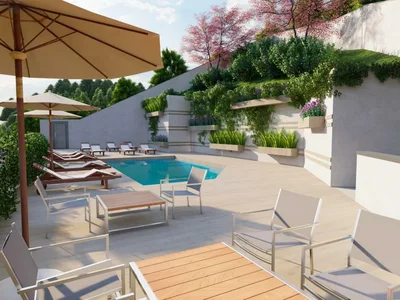 Zespół mieszkaniowy Residence with a swimming pool and a fitness room close to the new airport, Istanbul, Turkey