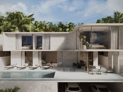 Complejo residencial Complex of villas with a view of the ocean, a restaurant and a spa center close to beaches, Bali, Indonesia