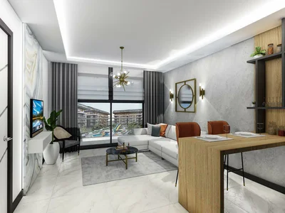 Wohnanlage Luxury residence with swimming pools and a parking close to the beach and the center of Alanya, Oba, Turkey