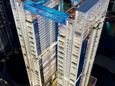 Residential complex Villas with views of the city, sea and lakes in the complex Sky Villas with developed infrastructure, JLT, Dubai, UAE