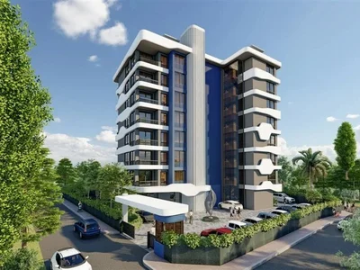 Dzielnica mieszkaniowa New Modern project in Avsallar, Alanya with modern exterior design