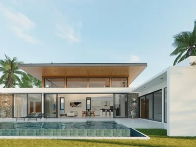 Wohnanlage New complex of villas with swimming pools just 100 m from Bang Po Beach, Maenam, Samui, Thailand
