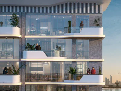 Жилой комплекс Новый проект Whitecliffs Residences с бассейном, кинотеатром и переговорными комнатами, Dubai Islands, Дубай, ОАЭ