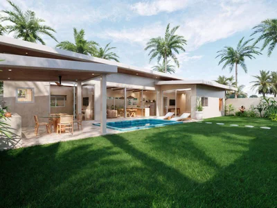 Complexe résidentiel New residential complex of villas with swimming pools close to all infrastructure, Maenam, Samui, Thailand