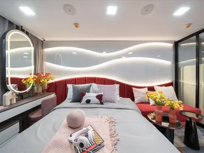 Zespół mieszkaniowy Residential complex with a large swimming pool, a spa and a co-working area, Bangkok, Thailand