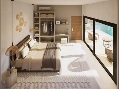 Zespół mieszkaniowy Complex of villas with swimming pools and gardens, 8 minutes from the beach, Samui, Thailand