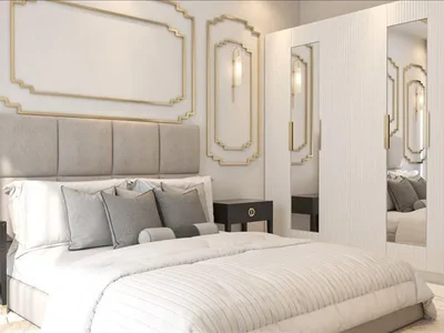 Zespół mieszkaniowy New residence with a swimming pool, lounge areas and a cinema at 300 meters from the beach, Alanya, Turkey