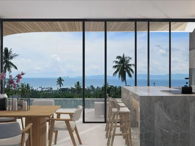 Complexe résidentiel New complex of luxury villas close to the beach, Samui, Thailand
