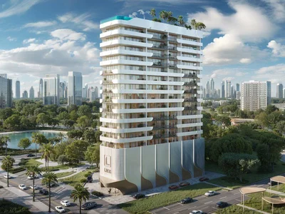 Complejo residencial New complex Weybridge Gardens 5 with a swimming pool and gardens close to the polo resort, Dubailand Residence Complex, Dubai, UAE