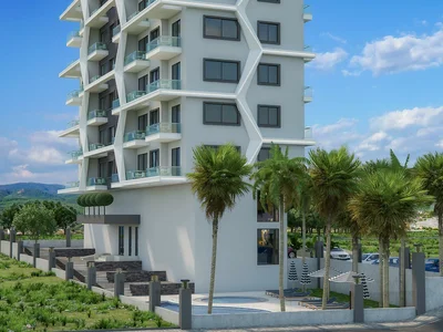 Zespół mieszkaniowy Residential complex in a resort area, 300 meters to the beach and promenade, Mahmutlar, Turkey