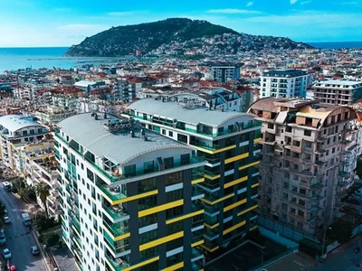 Residential complex Konak City Tower - 2+1 apartments in the center of Alanya for residence permit.
