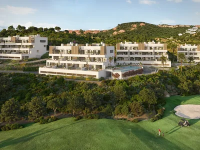 Immeuble Appartements avec vue panoramique dans un complexe de charme à Mijas
