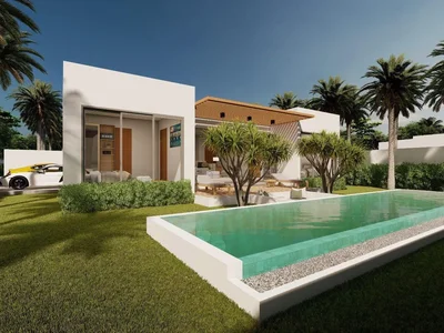 Zespół mieszkaniowy New residential complex of villas with swimming pools near the sea in the area of ​​Laem Set, Samui, Thailand