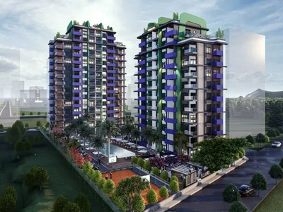 Zespół mieszkaniowy Residential complex with swimming pool, 900 metres to the sea, Mersin, Turkey