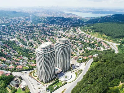 Wohnanlage Residential complex with views of the city, forest, the Bosphorus and the sea, Beykoz, Istanbul, Turkey