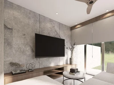 Zespół mieszkaniowy New residential complex of two-level villas in the center of Bo Phut, Samui, Thailand