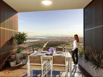 Complexe résidentiel Apartments with picturesque views in a residence with restaurants and a cinema, in the heart of Istanbul, Turkey