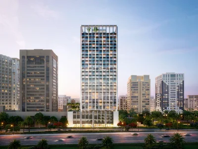 Zespół mieszkaniowy Prestigious residential complex Binghatti Twilight in Jaddaf Waterfront area, Dubai, UAE