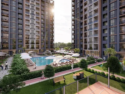 Complejo residencial Modern residential complex with swimming pool, garden, parking and sauna in the center of Mersin, Türkiye