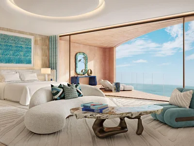 Complejo residencial New Jumeirah Asora Bay Residence with swimming pools, a wellness center and panoramic views, La Mer, Dubai, UAE