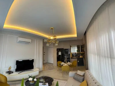 Complexe résidentiel New residence with a swimming pool, a tennis court and a mini golf course close to the sea and the city center, Oba, Turkey