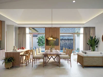 Residential complex Complex of villa with swimming pools and gardens close to Nai Yang Beach and the airport, Phuket, thailand