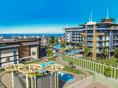 Zespół mieszkaniowy Residential complex with a variety of infrastructure and recreation areas, 800 metres to the sea, Kestel, Alanya, Turkey