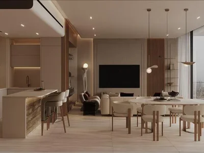 Complejo residencial New Ruby Residence with swimming pools and fitness areas, JVC, Dubai, UAE