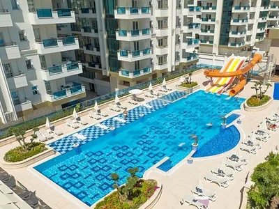 Complejo residencial Furnished 1+1 apartment with sea view in Yekta Trade Centre complex.