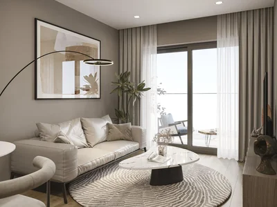 Complexe résidentiel New residence with a swimming pool and around-the-clock security, Izmir, Turkey