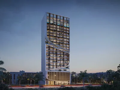 Complejo residencial New Havelock Heights Residence with a swimming pool and a roof-top terrace close to Dubai Marina, JVC, Dubai, UAE