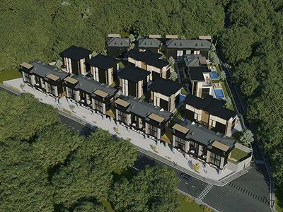 Zespół mieszkaniowy Complex of villas with gardens and picturesque views close to the center of Istanbul, Turkey