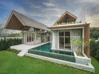 Zespół mieszkaniowy Charming traditional style pool villas in Bang Tao, Phuket, Thailand